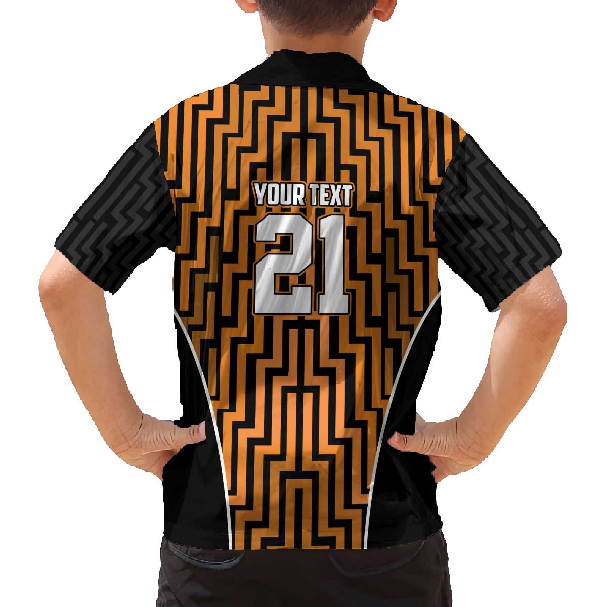 Custom Basketball New Zealand Family Matching Off The Shoulder Long Sleeve Dress and Hawaiian Shirt Gold Maori Ta Moko Indigenous - Aussie Hoodie
