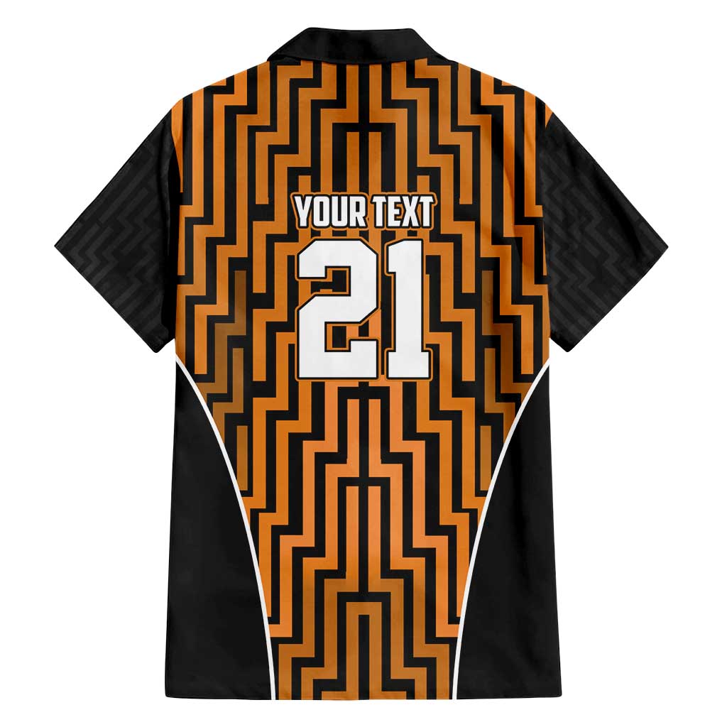 Custom Basketball New Zealand Family Matching Off Shoulder Maxi Dress and Hawaiian Shirt Gold Maori Ta Moko Indigenous - Aussie Hoodie