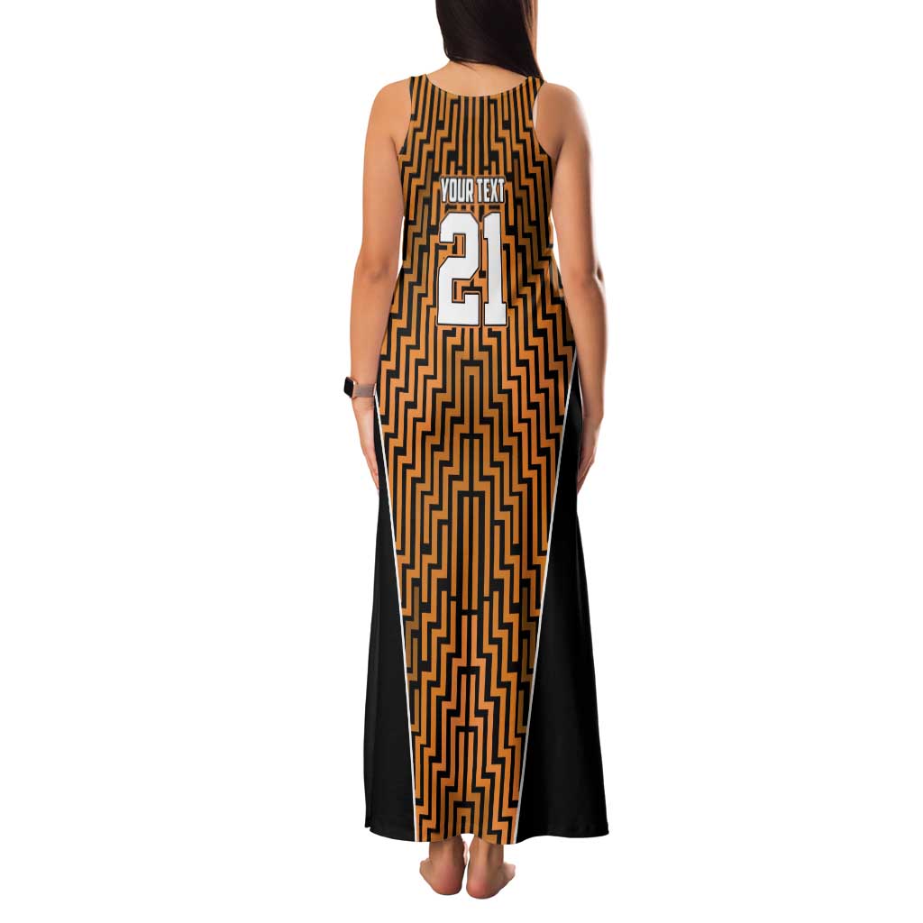 Custom Basketball New Zealand Family Matching Tank Maxi Dress and Hawaiian Shirt Gold Maori Ta Moko Indigenous - Aussie Hoodie