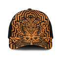Basketball New Zealand Mesh Trucker Cap Gold Maori Ta Moko Indigenous - Aussie Hoodie