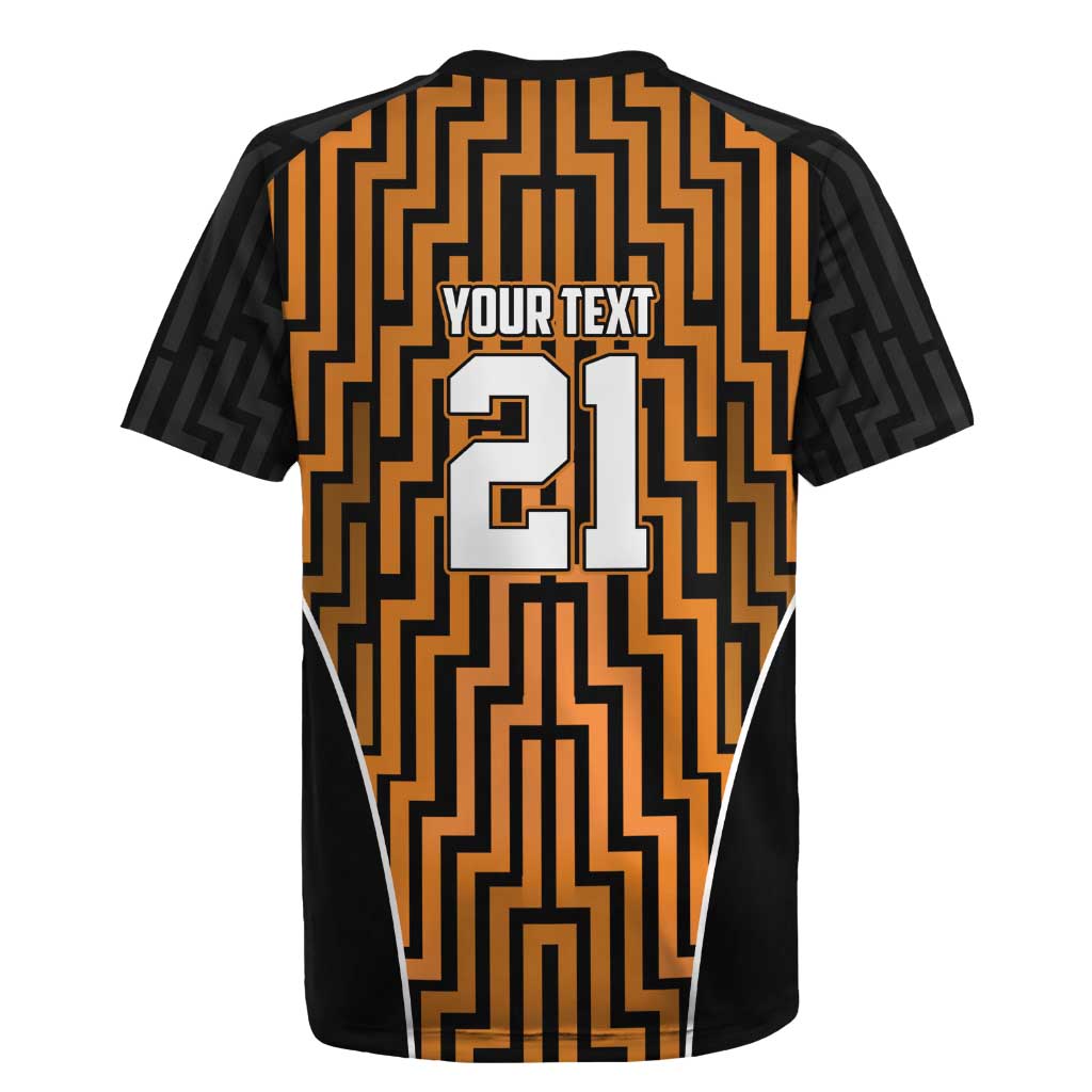 Custom Basketball New Zealand Rugby Jersey Gold Maori Ta Moko Indigenous - Aussie Hoodie