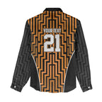 Custom Basketball New Zealand Women Casual Shirt Gold Maori Ta Moko Indigenous - Aussie Hoodie