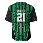 Custom Basketball New Zealand Baseball Jersey Green Maori Ta Moko Indigenous - Aussie Hoodie