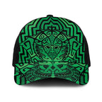 Basketball New Zealand Baseball Net Cap Green Maori Ta Moko Indigenous - Aussie Hoodie