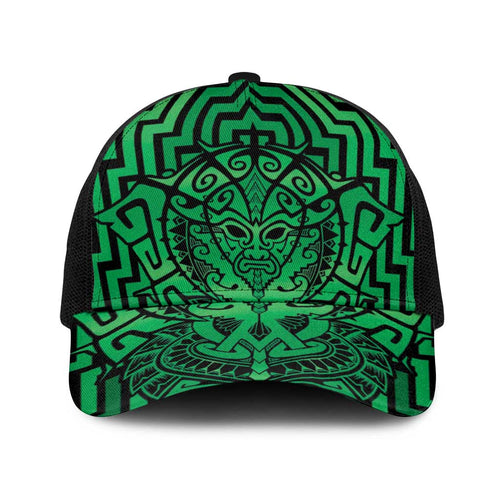 Basketball New Zealand Baseball Net Cap Green Maori Ta Moko Indigenous - Aussie Hoodie