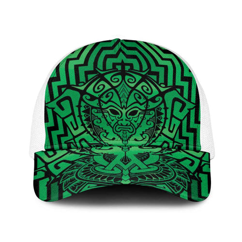 Basketball New Zealand Baseball Net Cap Green Maori Ta Moko Indigenous - Aussie Hoodie