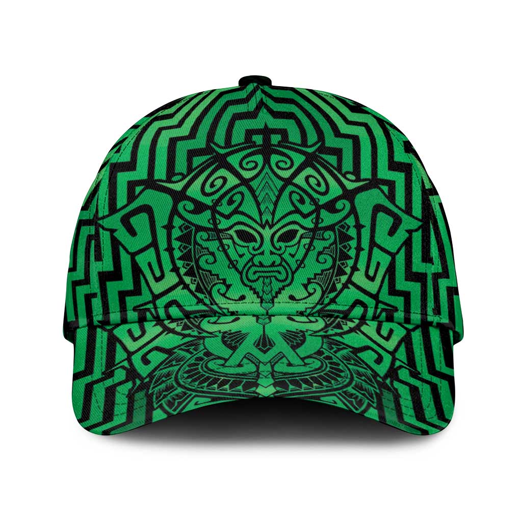 Basketball New Zealand Classic Cap Green Maori Ta Moko Indigenous - Aussie Hoodie