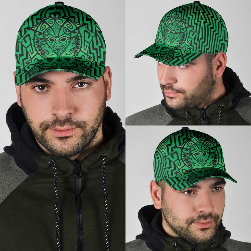 Basketball New Zealand Classic Cap Green Maori Ta Moko Indigenous - Aussie Hoodie