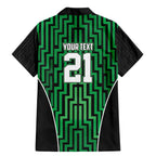 Custom Basketball New Zealand Family Matching Mermaid Dress and Hawaiian Shirt Green Maori Ta Moko Indigenous - Aussie Hoodie
