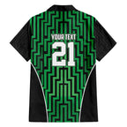 Custom Basketball New Zealand Family Matching Short Sleeve Bodycon Dress and Hawaiian Shirt Green Maori Ta Moko Indigenous - Aussie Hoodie