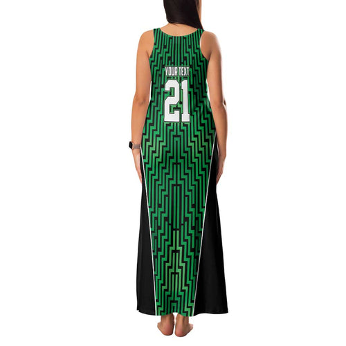 Custom Basketball New Zealand Family Matching Tank Maxi Dress and Hawaiian Shirt Green Maori Ta Moko Indigenous - Aussie Hoodie