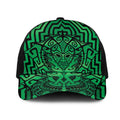 Basketball New Zealand Mesh Trucker Cap Green Maori Ta Moko Indigenous - Aussie Hoodie