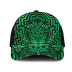 Basketball New Zealand Mesh Trucker Cap Green Maori Ta Moko Indigenous - Aussie Hoodie