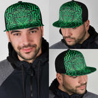 Basketball New Zealand Mesh Trucker Cap Green Maori Ta Moko Indigenous - Aussie Hoodie