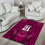 Custom Basketball New Zealand Area Rug Pink Maori Ta Moko Indigenous - Aussie Hoodie