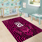 Custom Basketball New Zealand Area Rug Pink Maori Ta Moko Indigenous - Aussie Hoodie