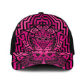 Basketball New Zealand Baseball Net Cap Pink Maori Ta Moko Indigenous - Aussie Hoodie