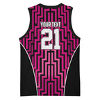 Custom Basketball New Zealand Basketball Jersey Pink Maori Ta Moko Indigenous - Aussie Hoodie