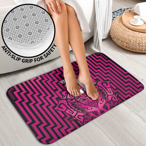 Custom Basketball New Zealand Bathroom Set Pink Maori Ta Moko Indigenous - Aussie Hoodie