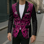 Custom Basketball New Zealand Blazer Pink Maori Ta Moko Indigenous - Aussie Hoodie