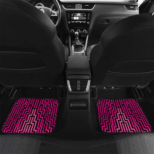 Custom Basketball New Zealand Car Mats Pink Maori Ta Moko Indigenous - Aussie Hoodie