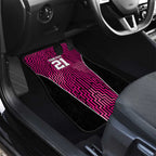 Custom Basketball New Zealand Car Mats Pink Maori Ta Moko Indigenous - Aussie Hoodie