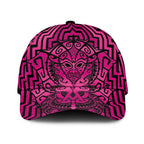 Basketball New Zealand Classic Cap Pink Maori Ta Moko Indigenous - Aussie Hoodie
