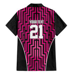 Custom Basketball New Zealand Family Matching Mermaid Dress and Hawaiian Shirt Pink Maori Ta Moko Indigenous - Aussie Hoodie