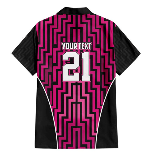 Custom Basketball New Zealand Family Matching Mermaid Dress and Hawaiian Shirt Pink Maori Ta Moko Indigenous - Aussie Hoodie