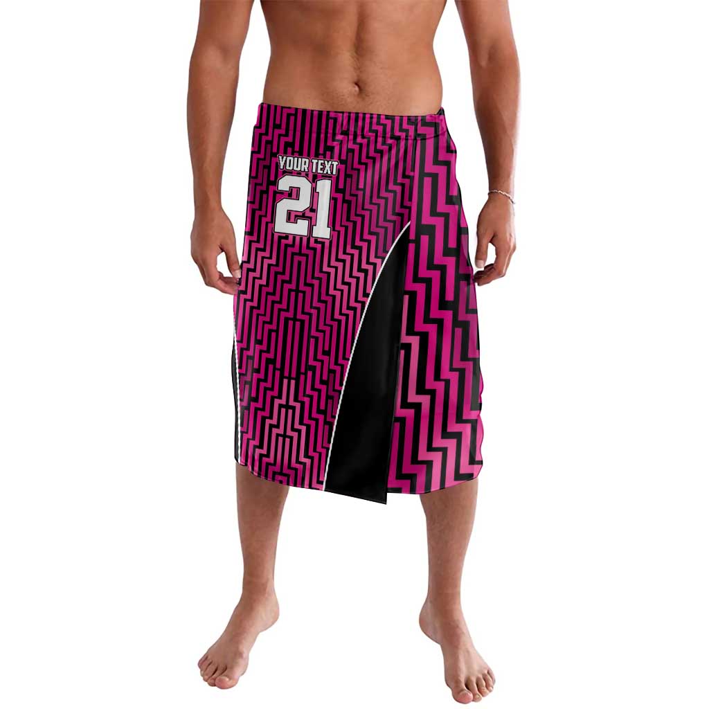 Custom Basketball New Zealand Lavalava Pink Maori Ta Moko Indigenous - Aussie Hoodie