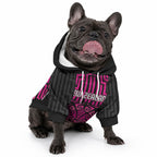 Custom Basketball New Zealand Pet Hoodie Pink Maori Ta Moko Indigenous