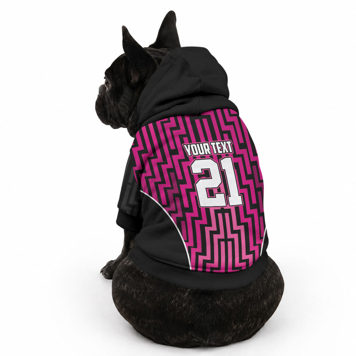 Custom Basketball New Zealand Pet Hoodie Pink Maori Ta Moko Indigenous