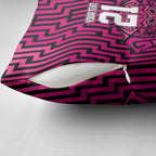 Custom Basketball New Zealand Pillow Cover Pink Maori Ta Moko Indigenous - Aussie Hoodie
