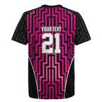 Custom Basketball New Zealand Rugby Jersey Pink Maori Ta Moko Indigenous - Aussie Hoodie