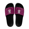 Custom Basketball New Zealand Slide Sandals Pink Maori Ta Moko Indigenous - Aussie Hoodie