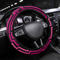 Basketball New Zealand Steering Wheel Cover Pink Maori Ta Moko Indigenous - Aussie Hoodie