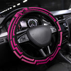Basketball New Zealand Steering Wheel Cover Pink Maori Ta Moko Indigenous - Aussie Hoodie