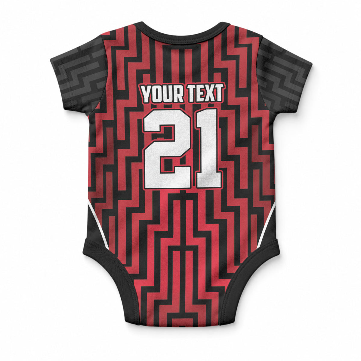 Custom Basketball New Zealand Baby Onesie Red Maori Ta Moko Indigenous