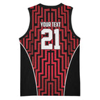 Custom Basketball New Zealand Basketball Jersey Red Maori Ta Moko Indigenous - Aussie Hoodie