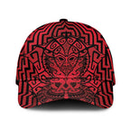 Basketball New Zealand Classic Cap Red Maori Ta Moko Indigenous - Aussie Hoodie