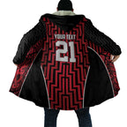 Custom Basketball New Zealand Cloak Red Maori Ta Moko Indigenous - Aussie Hoodie