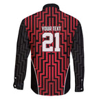 Custom Basketball New Zealand Family Matching Short Sleeve Bodycon Dress and Hawaiian Shirt Red Maori Ta Moko Indigenous - Aussie Hoodie