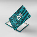 Custom Basketball New Zealand Canvas Wall Art Teal Maori Ta Moko Indigenous - Aussie Hoodie