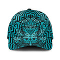 Basketball New Zealand Classic Cap Teal Maori Ta Moko Indigenous - Aussie Hoodie