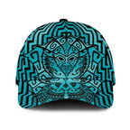 Basketball New Zealand Classic Cap Teal Maori Ta Moko Indigenous - Aussie Hoodie