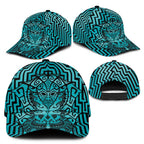 Basketball New Zealand Classic Cap Teal Maori Ta Moko Indigenous - Aussie Hoodie