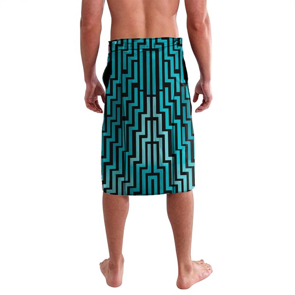 Custom Basketball New Zealand Lavalava Teal Maori Ta Moko Indigenous - Aussie Hoodie