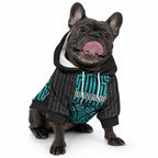 Custom Basketball New Zealand Pet Hoodie Teal Maori Ta Moko Indigenous