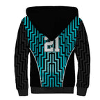 Custom Basketball New Zealand Sherpa Hoodie Teal Maori Ta Moko Indigenous - Aussie Hoodie