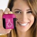 New Zealand Custom AirPods Case Fire Basketball Maori Tribal Pink - Aussie Hoodie